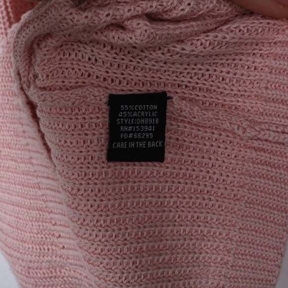 Timing Cold Shoulder Knit Top Pink - Picture 7 of 9